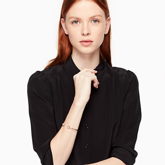 HP💝Kate Spade Lady Marmalade Cuff Rose Gold NWT w/ Dustbag - Picture 2 of 5